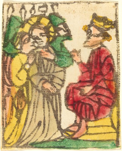 Kristus před Herodem od German 15th Century