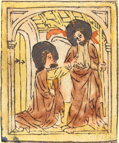 Pochybující Thomas od German 15th Century