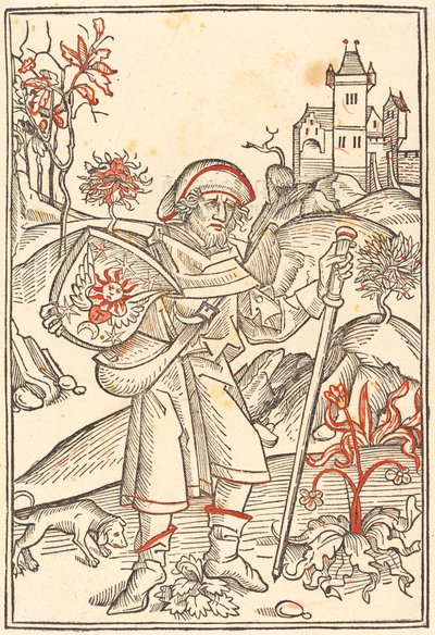 Gerson jako poutník od German 15th Century