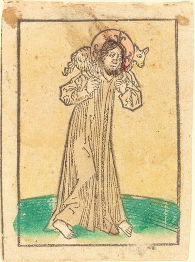 Dobrý pastýř od German 15th Century
