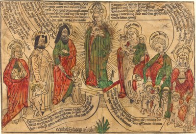 Svaté příbuzenství od German 15th Century