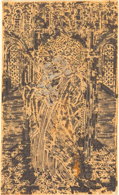 Madonna a dítě od German 15th Century