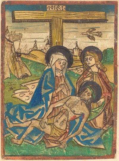 Pieta se svatým Janem od German 15th Century