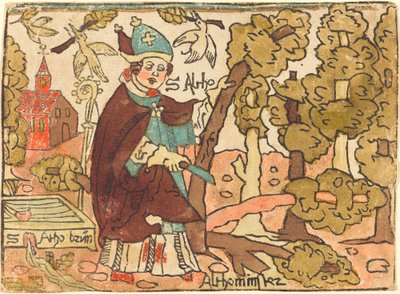 Svatý Alto od German 15th Century