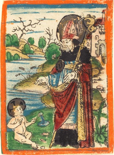 Svatý Augustin od German 15th Century