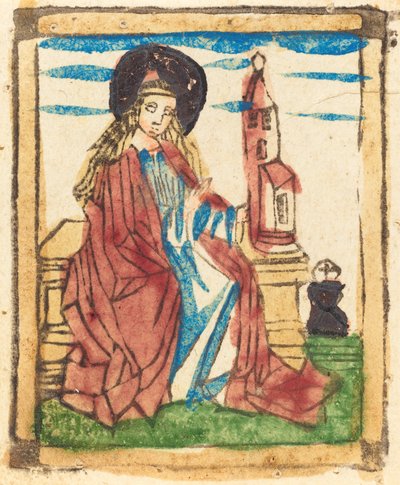 Svatá Barbora od German 15th Century
