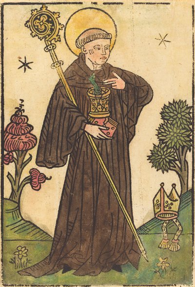 Svatý Benedikt od German 15th Century