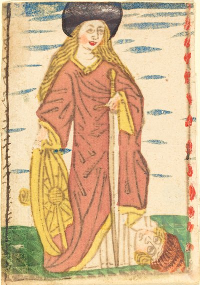 Svatá Kateřina Alexandrijská od German 15th Century