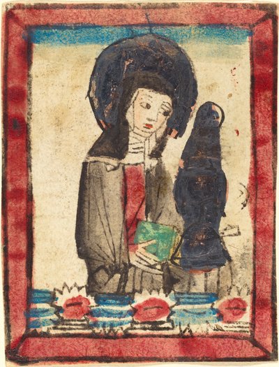 Svatá Klára z Assisi od German 15th Century