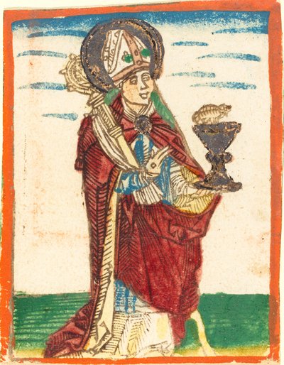 Svatý Konrád z Kostnice od German 15th Century