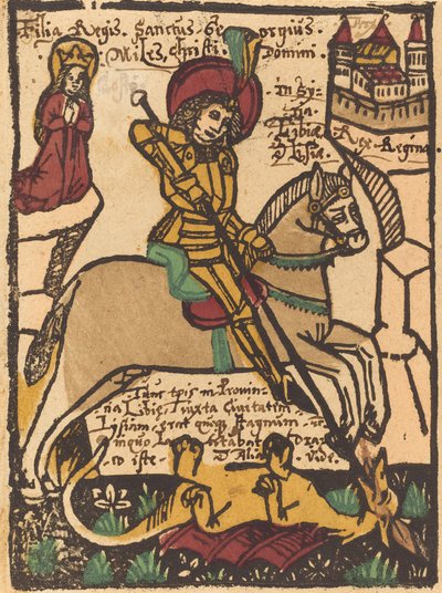 Svatý Jiří od German 15th Century