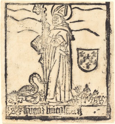 Svatý Hugo z Lincolnu (nebo svatý Hugo z Avalonu) od German 15th Century
