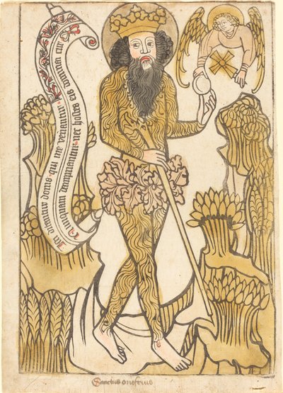 Svatý Onuphrius od German 15th Century