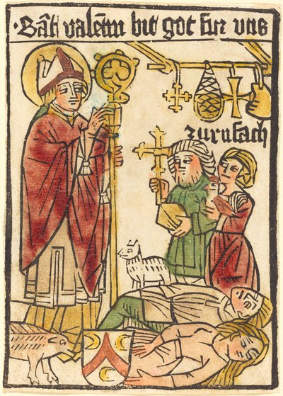 Svatý Valentýn od German 15th Century