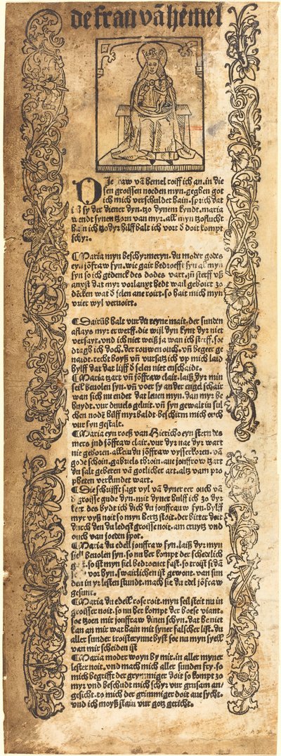 Píseň k Madoně od German 15th Century