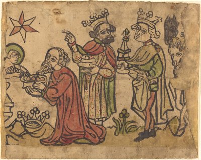 Klanění tří králů od German 15th Century