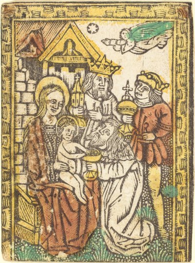 Klanění tří králů od German 15th Century