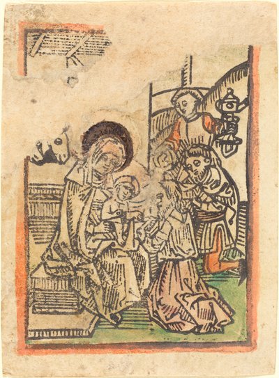 Klanění tří králů od German 15th Century