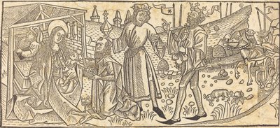 Klanění tří králů od German 15th Century