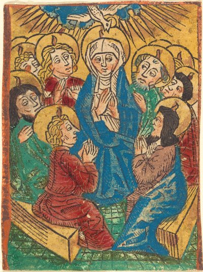 Sestoupení Ducha Svatého od German 15th Century