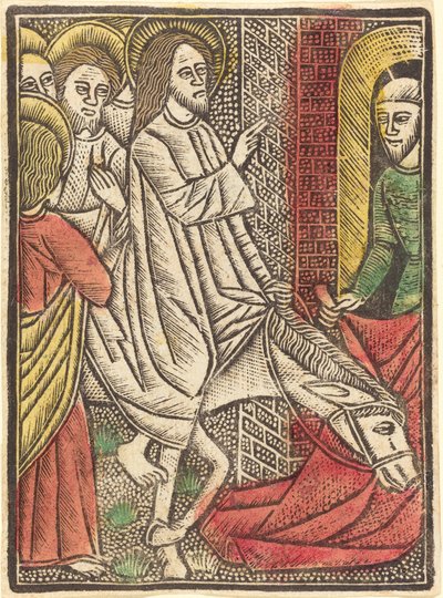 Vjezd do Jeruzaléma od German 15th Century