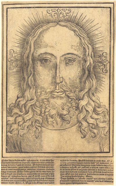 Hlava Kristova od German 15th Century