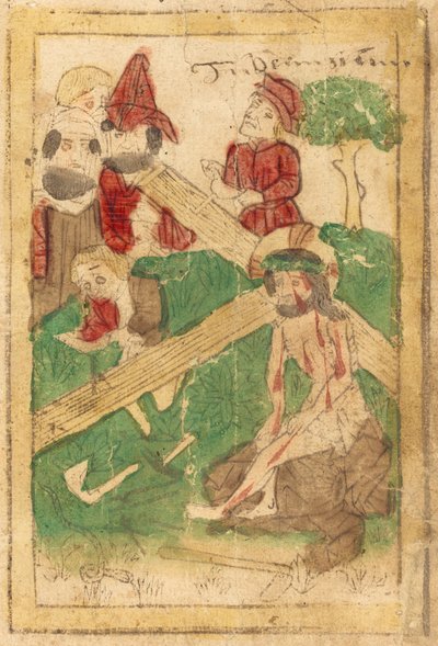 Příprava na ukřižování od German 15th Century