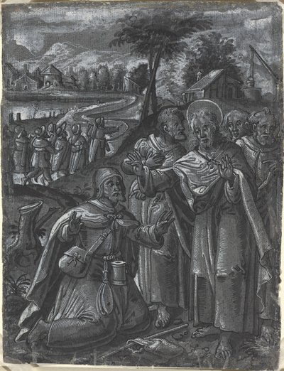 Kristus se hádal s doktory [recto] od German 16th Century