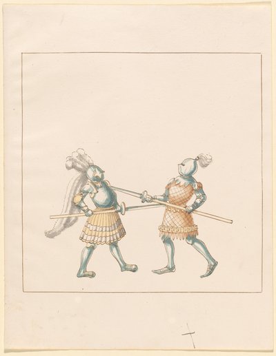 Freydal, Kniha klání a turnaj císaře Maxmiliána I.: Pěší boje (soutěže) (III. díl): Deska 148 od German 16th Century
