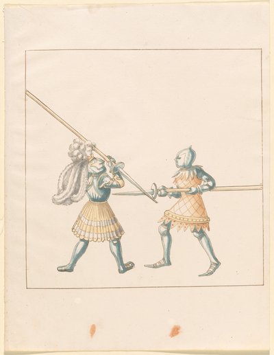 Freydal, Kniha klání a turnaj císaře Maxmiliána I.: Pěší boje (Třety) (III. díl): Deska 147 od German 16th Century