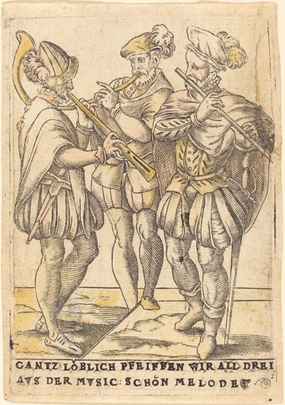 Gantz loblich Pfeiffen my všichni tři avs de Mvsic: Schon Melodey od German 16th Century