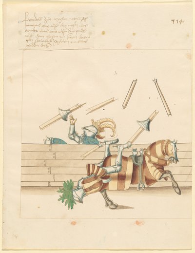 Italská soutěž míru od German 16th Century