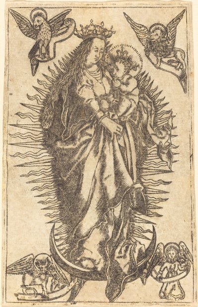 Madonna a dítě od German 16th Century
