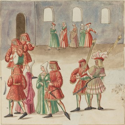 Maškaráda od German 16th Century