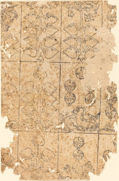 Hrací karta od German 16th Century