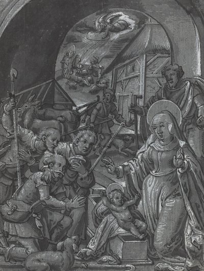 Narození Krista [verso] od German 16th Century