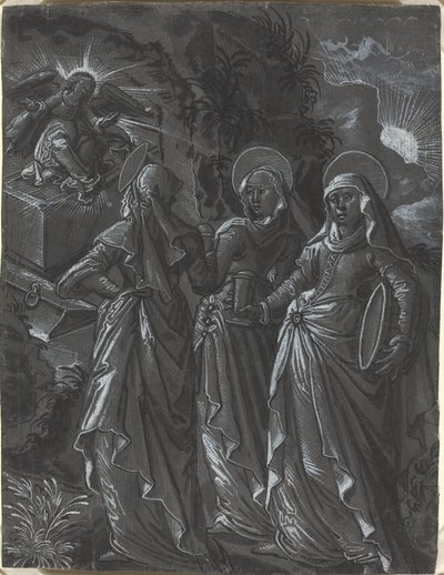 Tři ženy u hrobu [recto] od German 16th Century