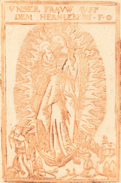 Madona z Hernlebergu od German 17th Century