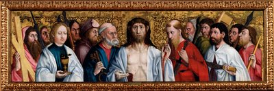 Kristus a dvanáct apoštolů, druhá polovina 15. století od German Master