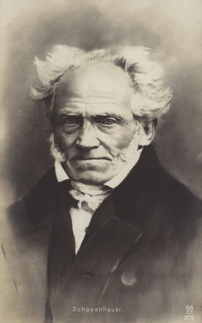 Arthur Schopenhauer (1788-1860), německý filozof (čb fotografie) od German Photographer