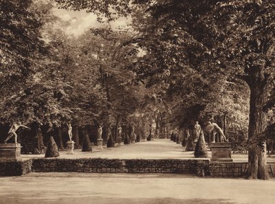 Zahradní divadlo, Herrenhausenské zahrady, Hannover (čb foto) od German Photographer