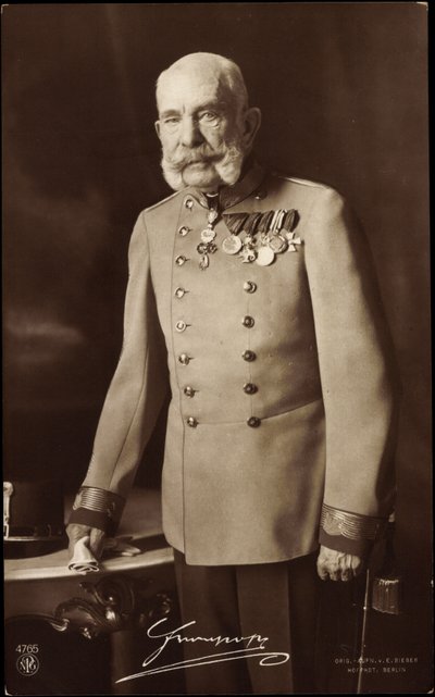 Císař František Josef I., Rakousko, NPG 4765 od German Photographer