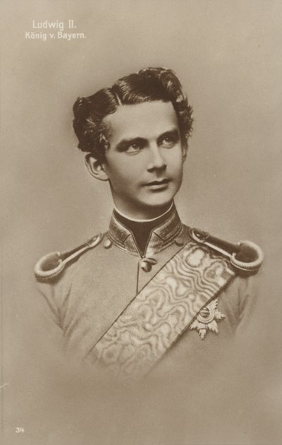 Ludwig II (čb fotografie) od German Photographer