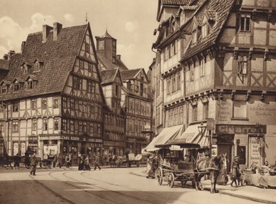 Marktstrasse, Hannover (čb fotografie) od German Photographer