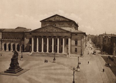 Munchen / Mnichov: Nationaltheater (čb foto) od German Photographer