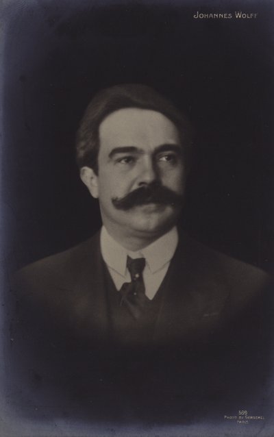 Portrét Johannese Wolffa (čb fotografie) od German Photographer