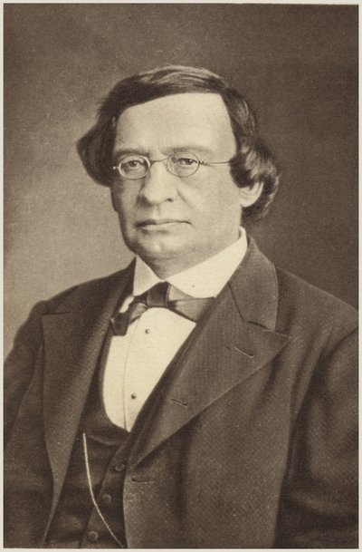 Portrét Wilhelma Tauberta (čb fotografie) od German Photographer