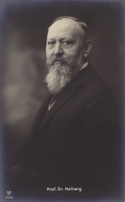 Profesor doktor Hellwig (čb fotografie) od German Photographer