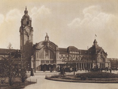 Wiesbaden, hlavní nádraží (čb fotografie) od German Photographer