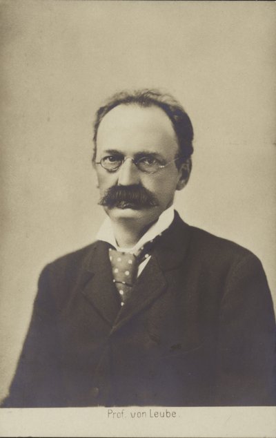 Wilhelm Olivier Leube (čb fotografie) od German Photographer